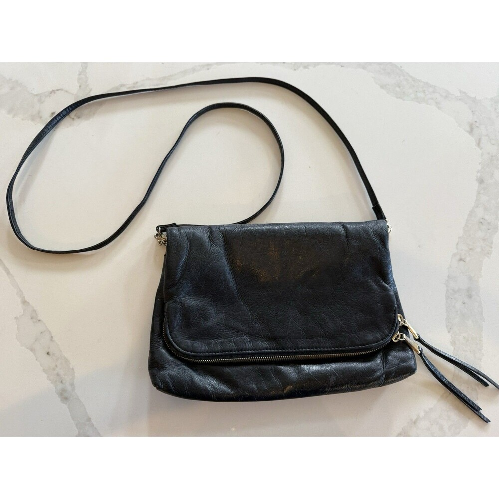 Hobo The Original Crossbody Black Bag Adjustable Straps Zip Closure